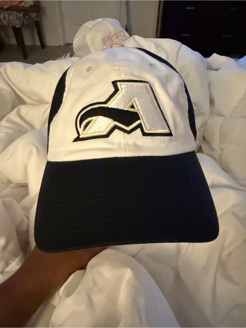 Nike ACG White and Black Logo Baseball Cap